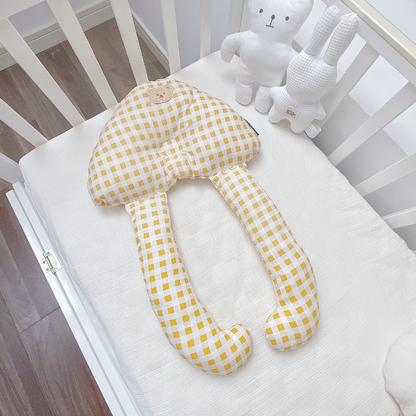 Baby Lagerungskissen mit Kopfstütze – Ergonomisches Stützkissen für Babys