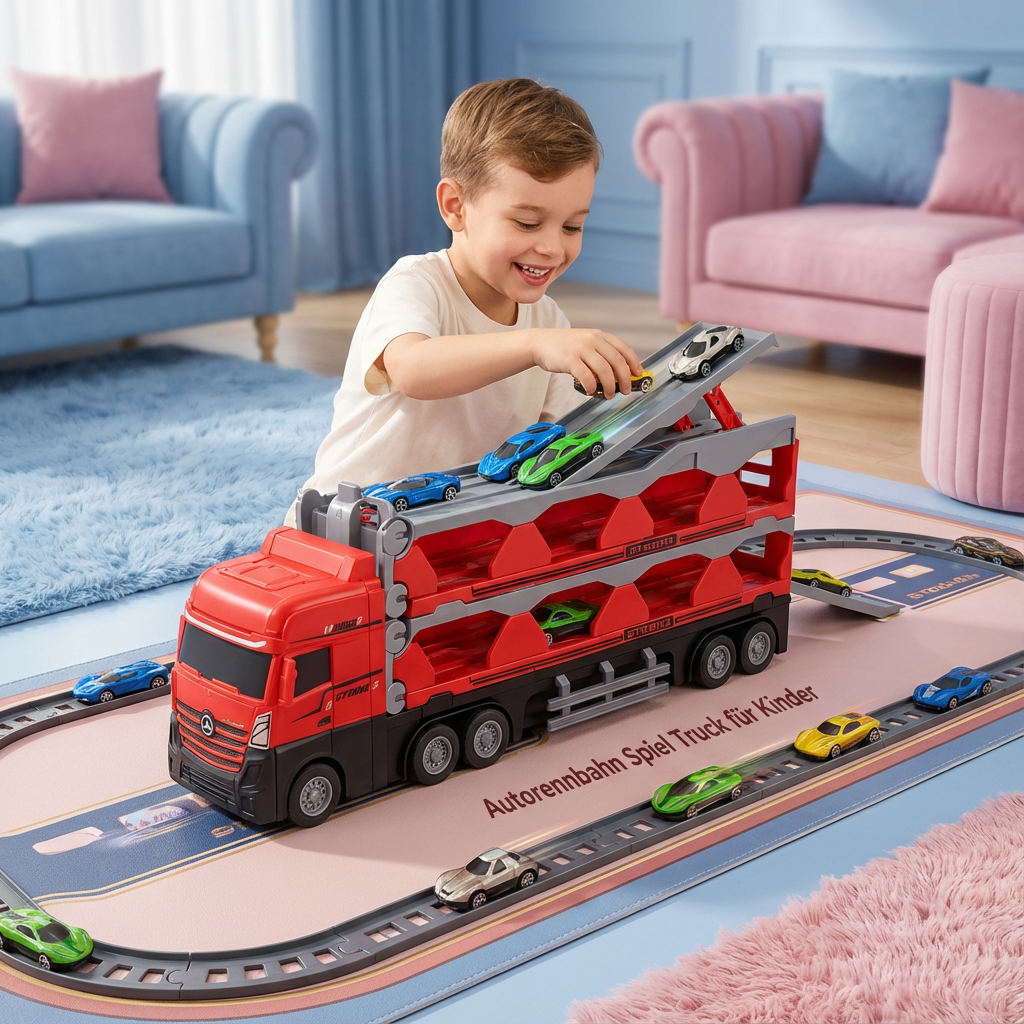 Autorennbahn Spiel Truck für Kinder