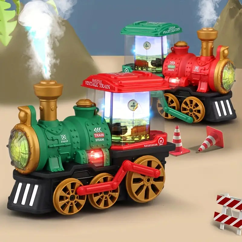 Intelligente Kinder Dampflokomotive mit Echtem Dampf