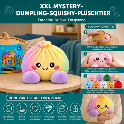 XXL Mystery-Dumpling-Squishy-Plüschtier