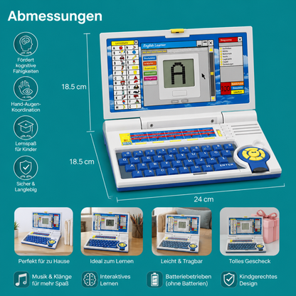 Interaktiver Lern-Laptop für Kinder