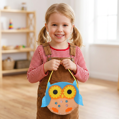 DIY-Niedliches Filz-Handtaschen-Nähset für Kinder