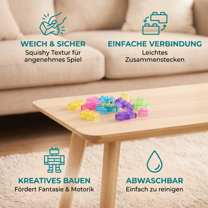 Sichere & weiche Squishy-Gelee-Bausteine für Kinder