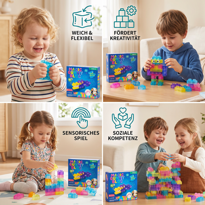 Sichere & weiche Squishy-Gelee-Bausteine für Kinder