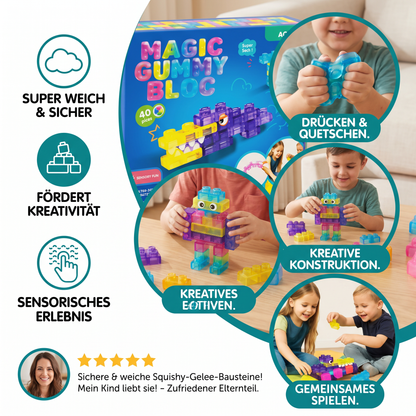 Sichere & weiche Squishy-Gelee-Bausteine für Kinder