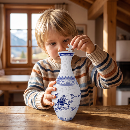 DIY-3D-Puzzle-Blumenvase