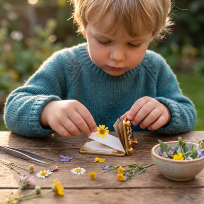 Mini-Blumenpresse aus Metall für DIY-Trockenblumen-Bastelprojekte