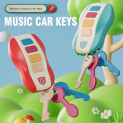 Melodische Fahrt – Musikalisches Spielzeug-Auto mit Tasten und Soundeffekten für Babys