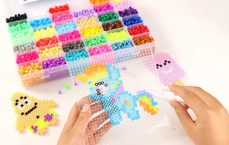 Retro Klassiker – Bügelperlen Set für kreative Bastelprojekte