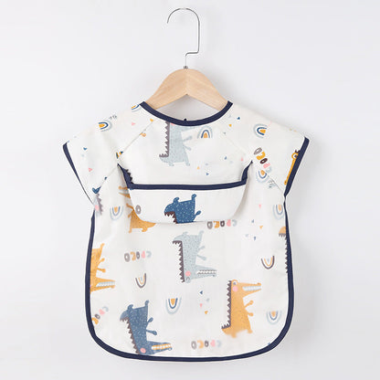 Baby-Schürze mit Taschen für Malen und Essen
