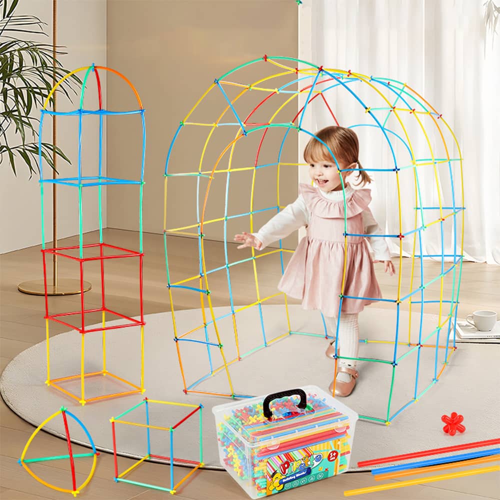 Kreatives Stangenbauset für Kinder