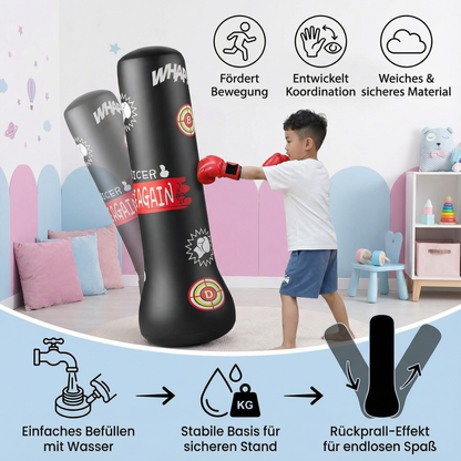 Aufblasbarer Kinder-Boxsack mit Wasserbefüllung