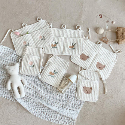 Baby Aufbewahrungstasche zum Hängen – Für Kinderbett & Kinderwagen
