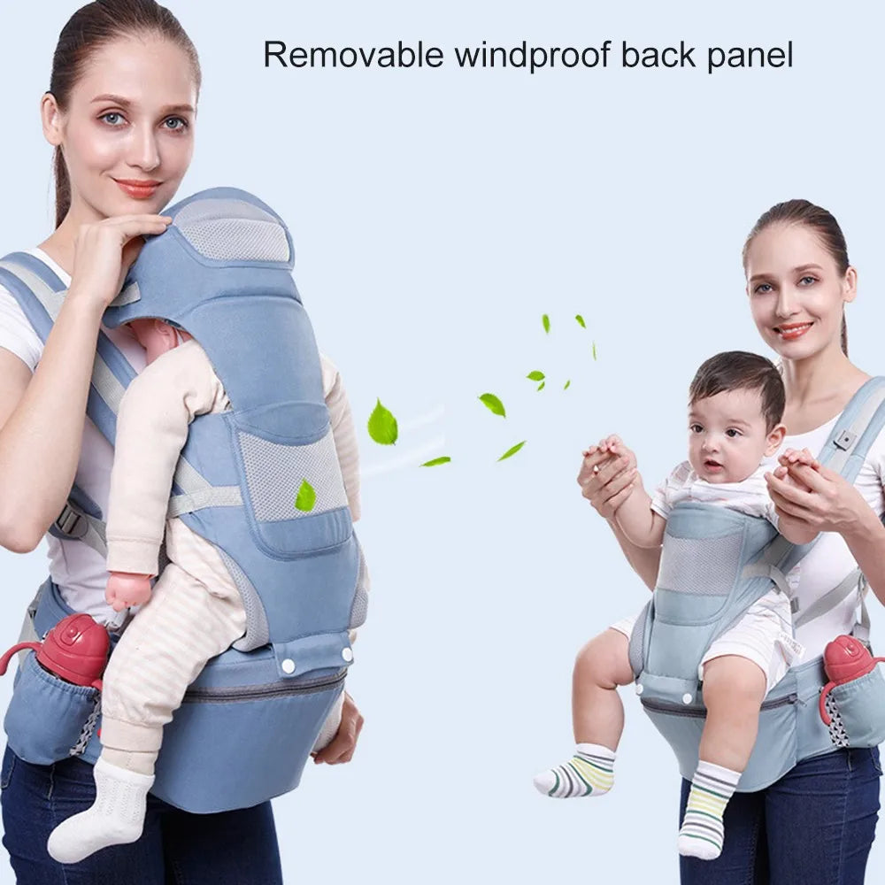 Komfortable Babytrage – Ergonomisches Tragetuch mit Verstaumöglichkeit
