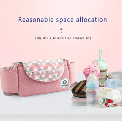 Kinderwagen Organizer Tasche – Multifunktionale Aufbewahrung für Babyzubehör