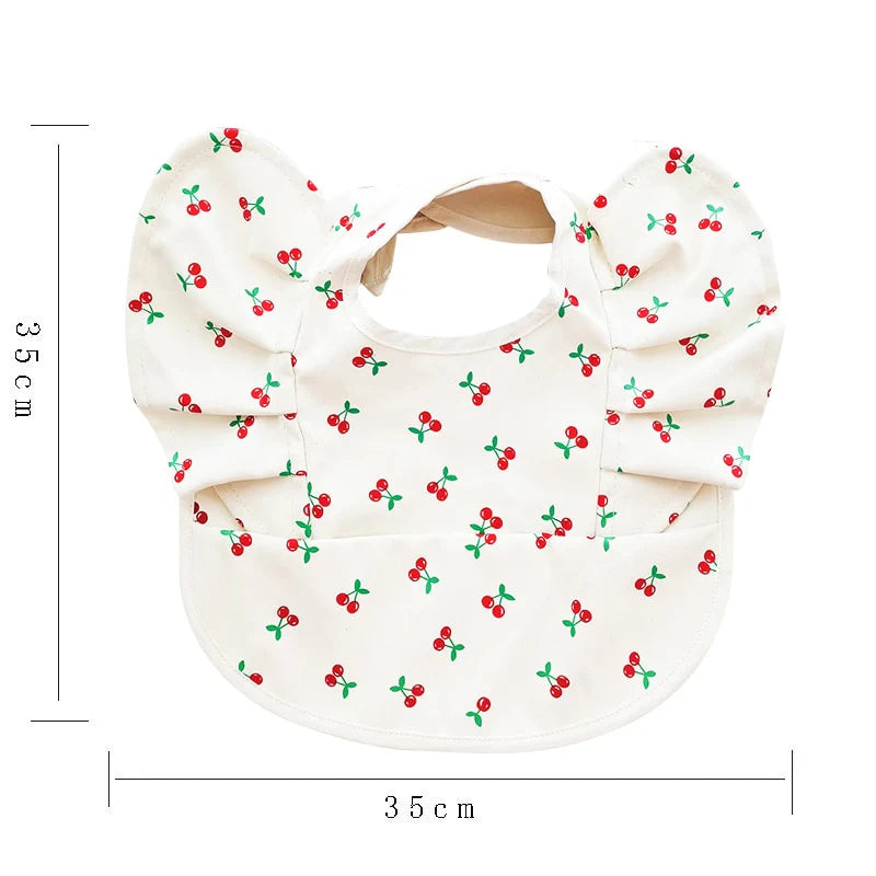 Baby Lätzchen mit Ärmeln – Wasserdichtes Esslatz mit Auffangtasche