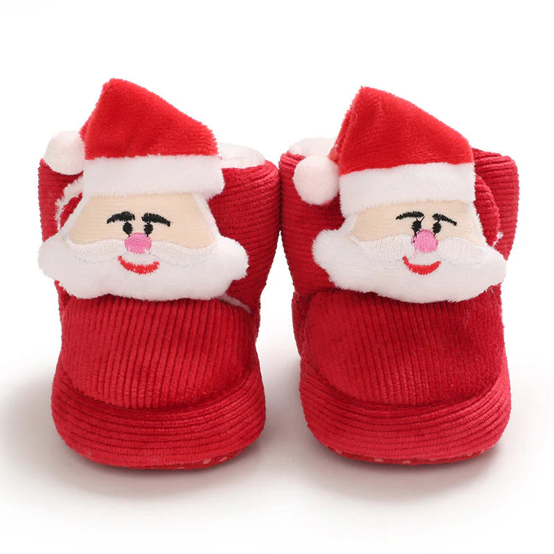 Weihnachtshausschuhe für Kinder - Süße Rentier & Santa Designs
