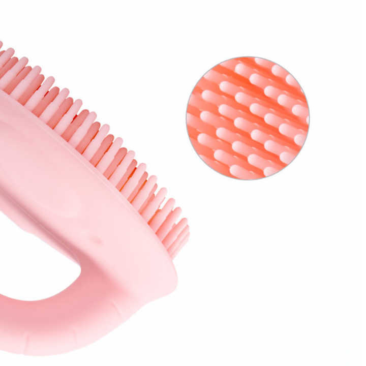 Silikon Baby Duschbürste – Weiche Badebürste zur sanften Körperreinigung