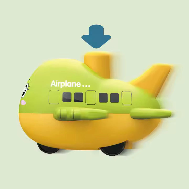 Drück & Fahr – Lustiges Spielzeug-Flugzeug