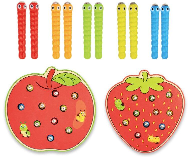 Magnetischer Angelspaß – Wurmspiel Für Kinder
