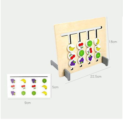 Logikspiel für Kinder - Montessori-Sortierpuzzle