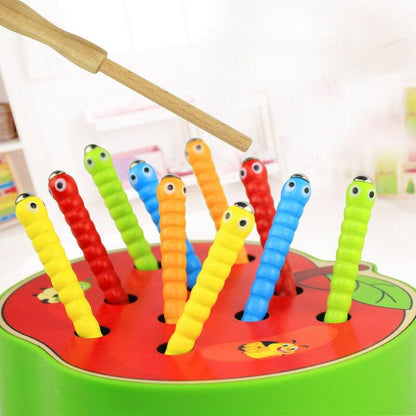Magnetischer Angelspaß – Wurmspiel Für Kinder