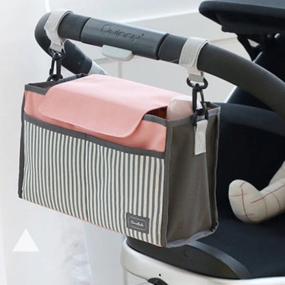 Große Wickeltasche mit Fächern für Fläschchen, Windeln & Zubehör