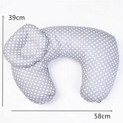 Multifunktionales Stillkissen mit Babykopfkissen für Mama & Baby