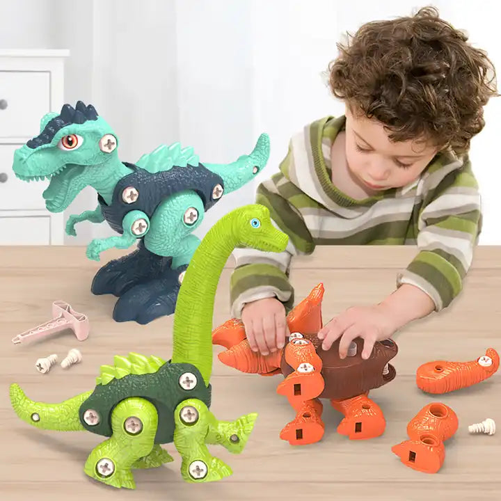 Dinosaurier Konstruktion & Schraub Spielset