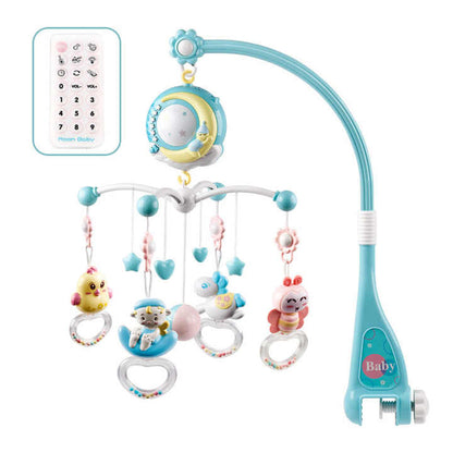 Baby-Mobile mit Musik und Lichtprojektion - Einschlafhilfe für Neugeborene