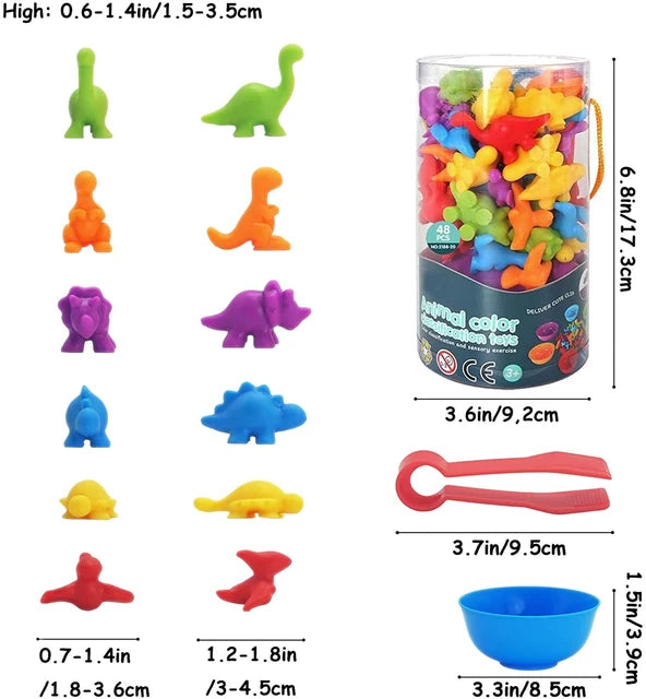 Montessori Buntes Sortierspiel