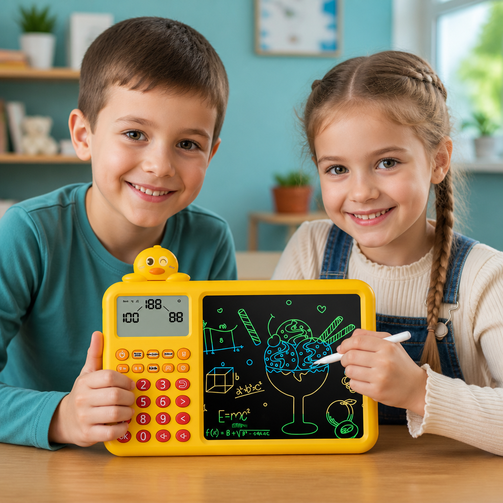 Interaktives Mathe-Zeichen- & Lösch-Lernset für Kinder