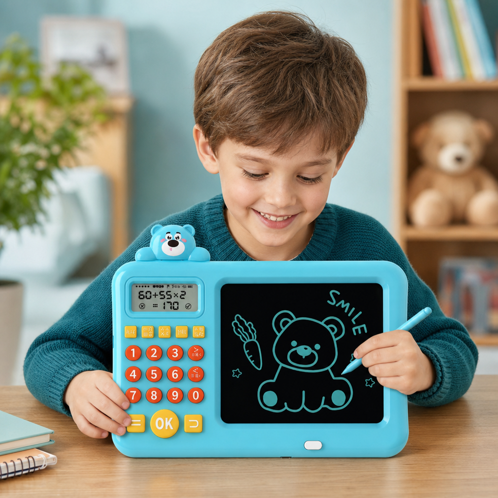 Interaktives Mathe-Zeichen- & Lösch-Lernset für Kinder