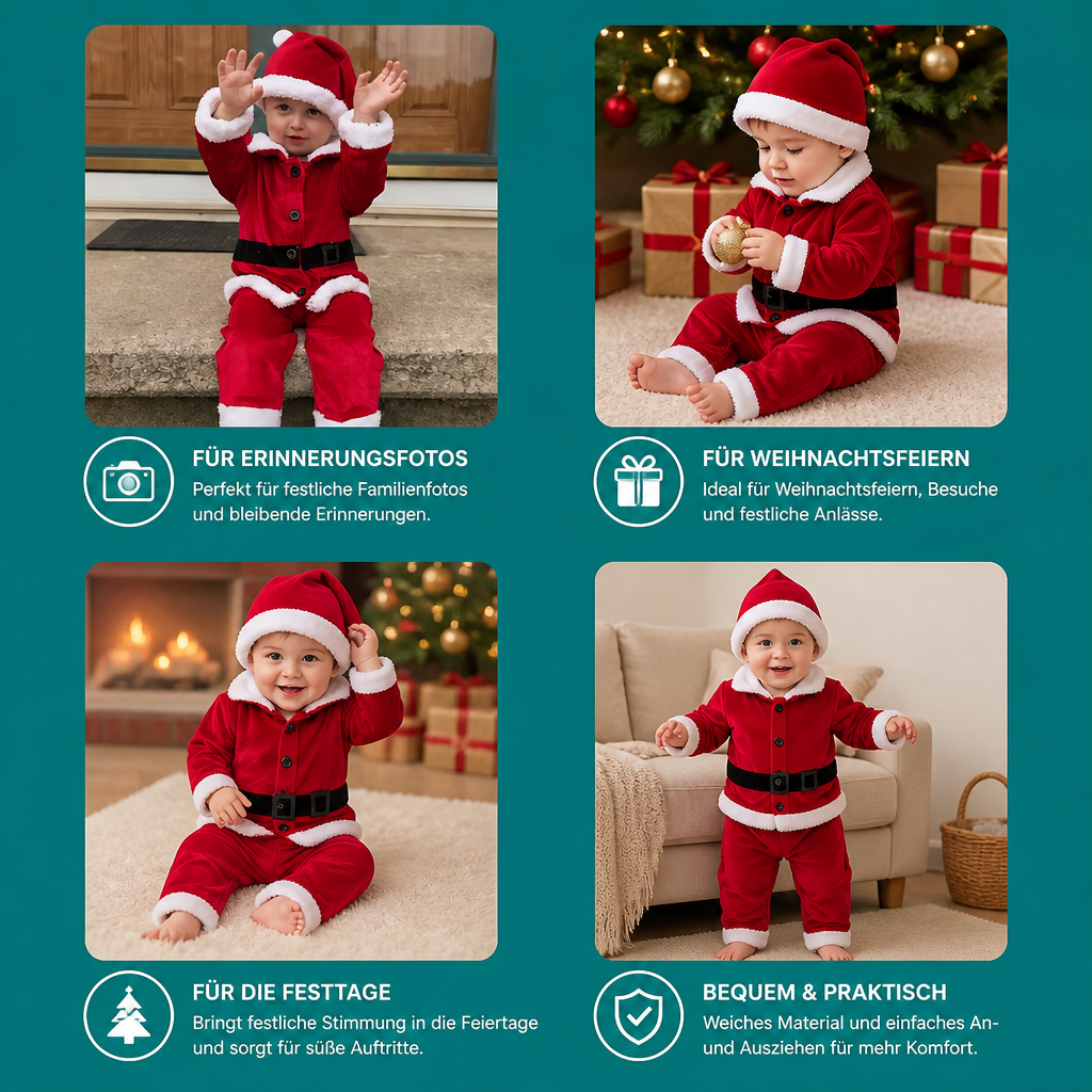 Weihnachtsmann-Kostümsets für Babys & Kleinkinder