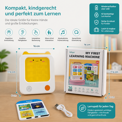 Interaktiver Englisch-Lernkartenleser für Kinder – Pädagogisches Lernspielzeug