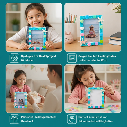 DIY-Fotorahmen-Bastelset aus Bausteinen