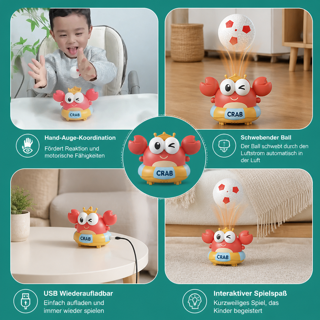 Elektrisches schwebendes Krabbenball-Spielzeug für Kinder