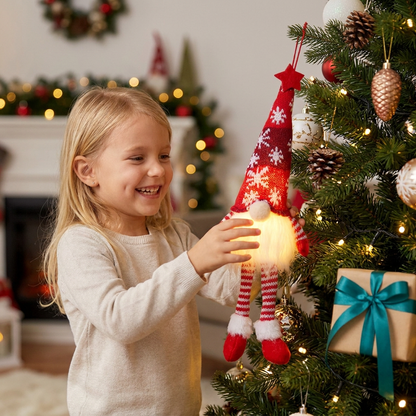 Leuchtende LED-Weihnachtswichtel-Dekorationen