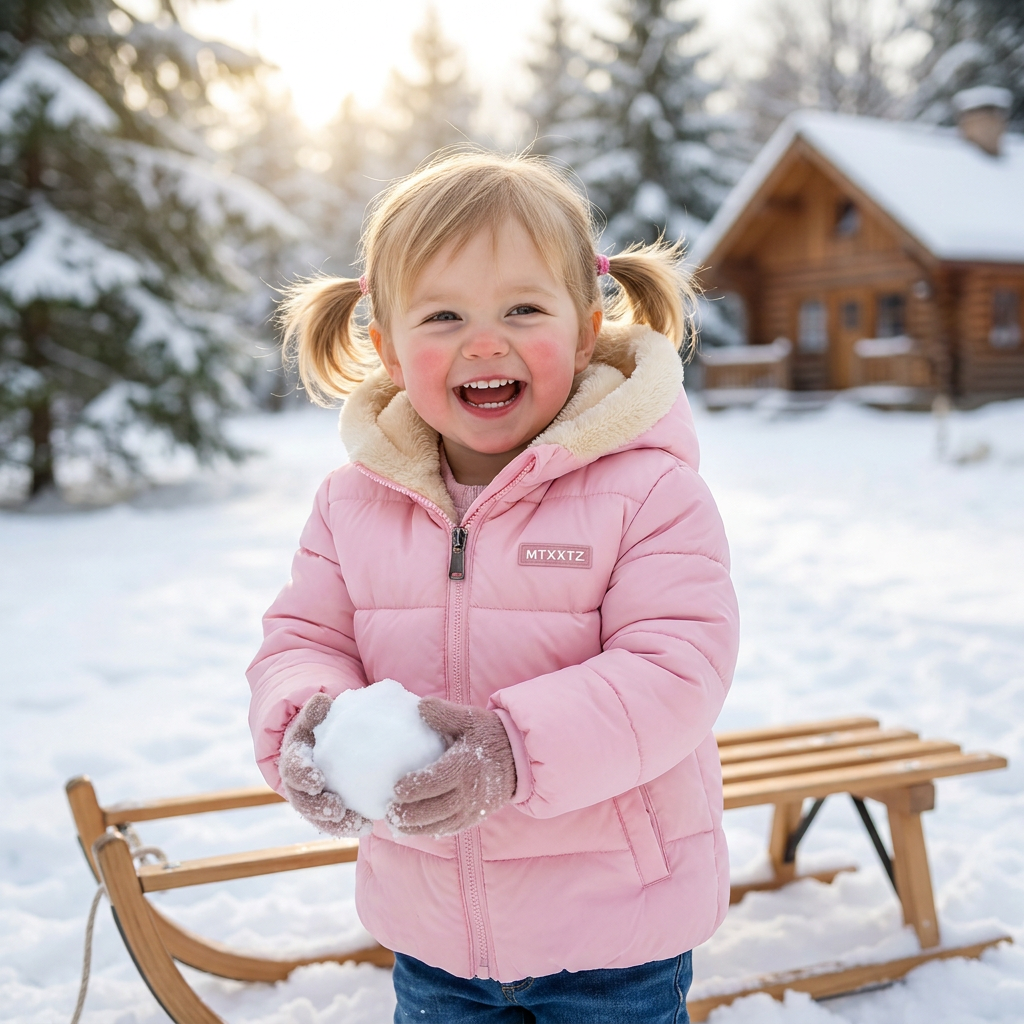 Gefütterte Steppjacke für Babys & Kleinkinder