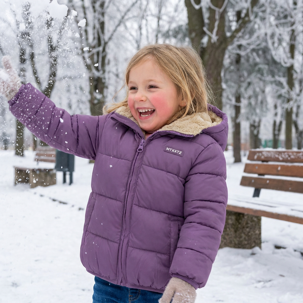 Gefütterte Steppjacke für Babys & Kleinkinder