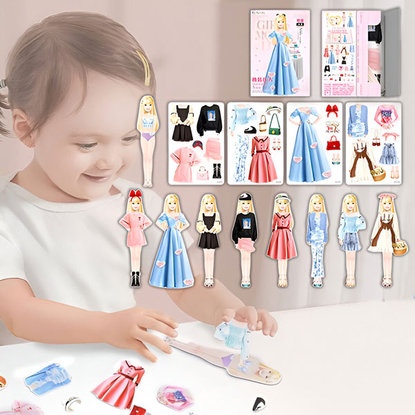 Magnetische Mode Spielsets für Kinder