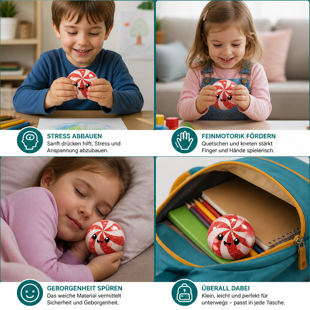 Weihnachts-Dumpling-Squishy-Anti-Stress-Spielzeugset