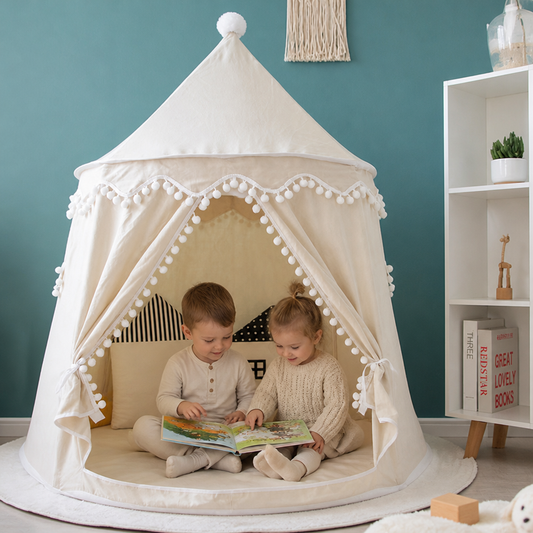 Gemütliches Spielzelt für Kinder – Kuscheliger Rückzugsort zum Lesen & Spielen