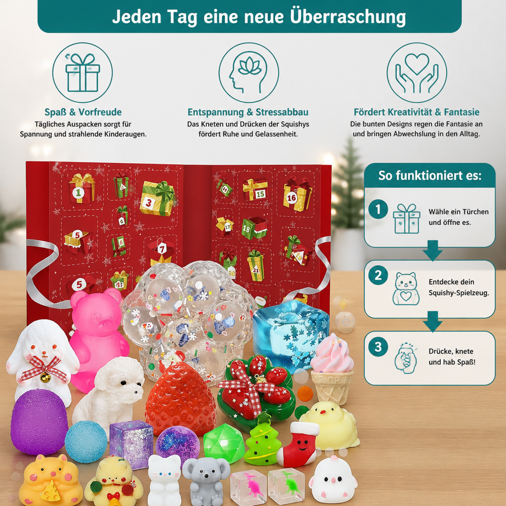 24-Tage-Premium-Squishy-Adventskalender