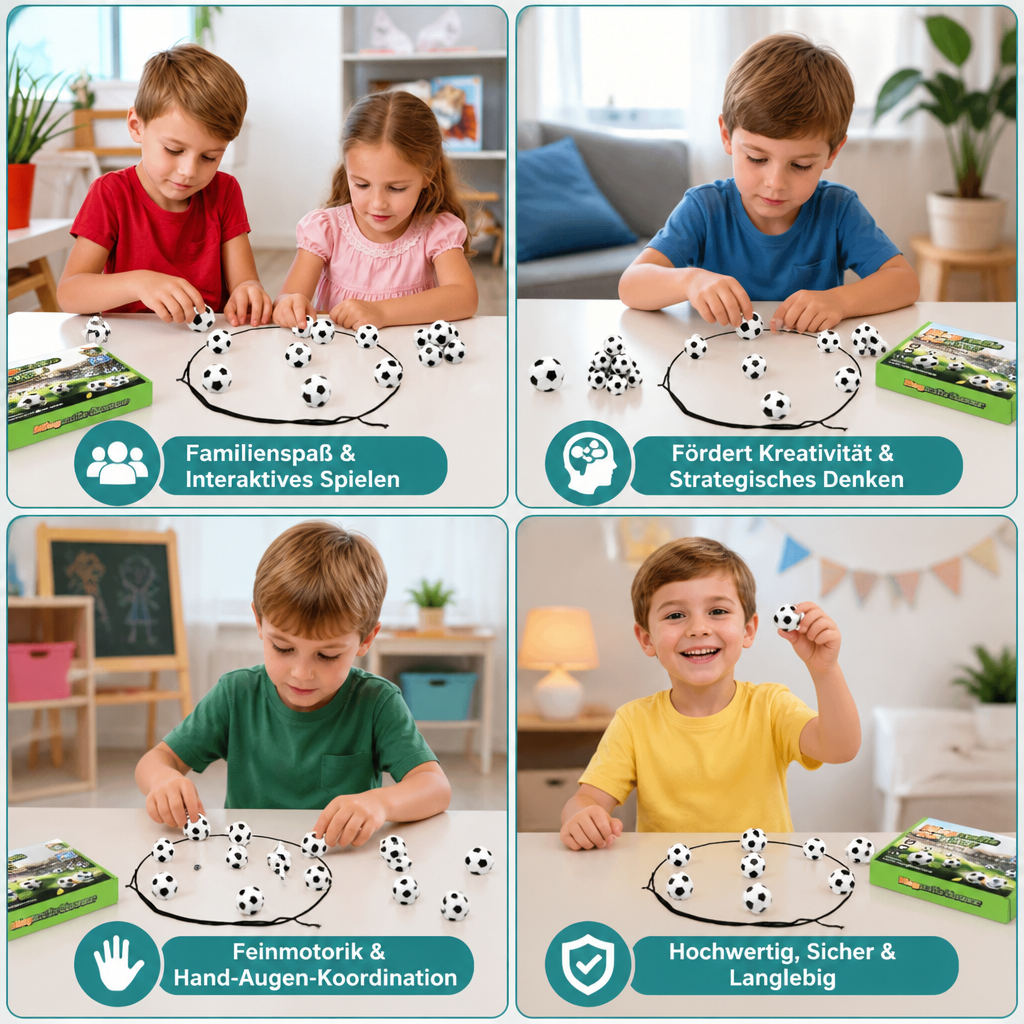 Magnetisches Fußball-Strategiespiel – Interaktive Familien-Challenge für Kinder & Erwachsene