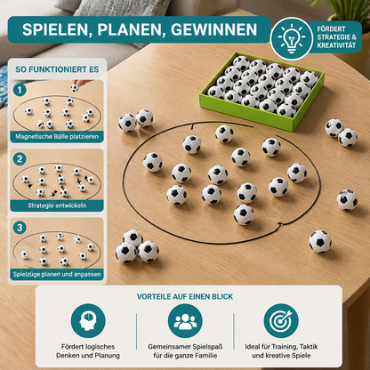 Magnetisches Fußball-Strategiespiel – Interaktive Familien-Challenge für Kinder & Erwachsene