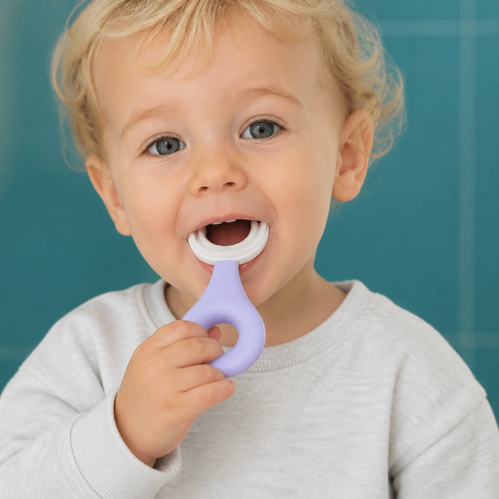 U-förmige Zahnbürste für Kinder