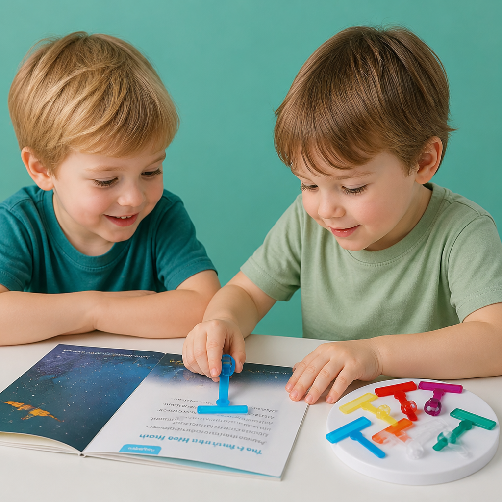 Finger-Lesehilfe für Kinder – Transparente Lesezeilenhilfe