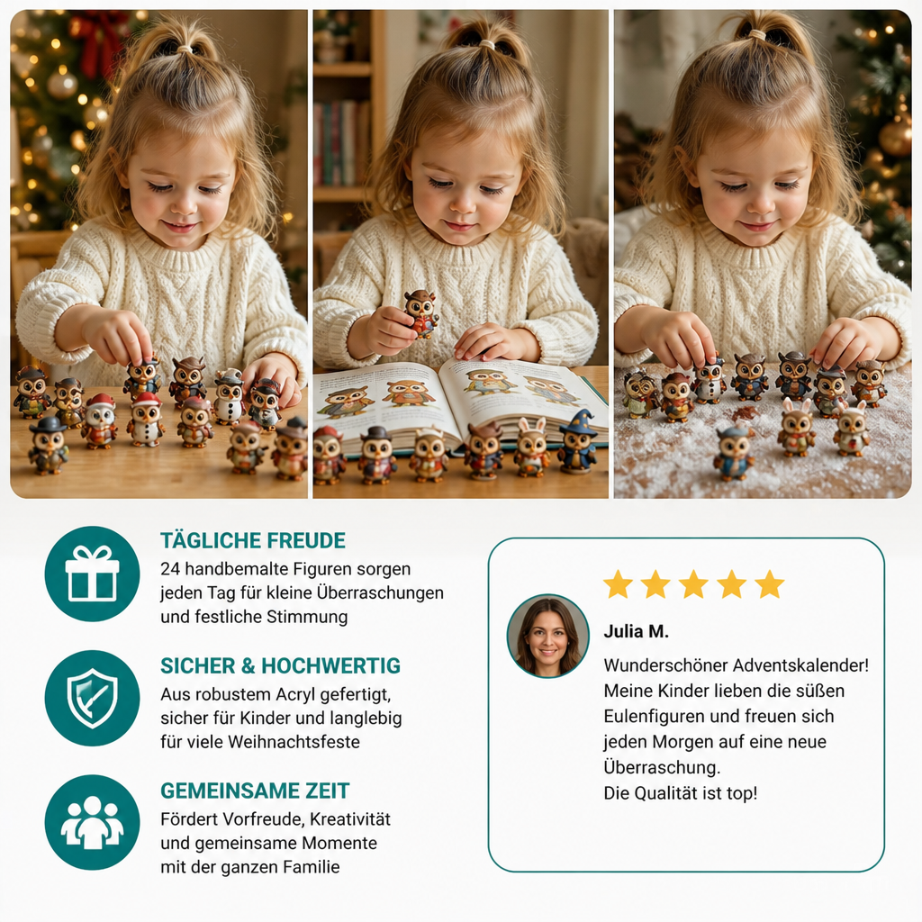 24-Tage Eulen-Adventskalender