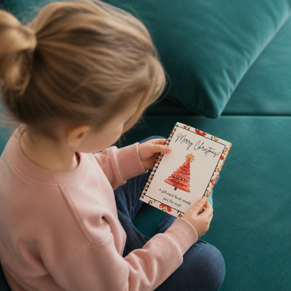 DIY-Weihnachts-Geschenkkartenbuch – Spiralgebundener Geschenk-Organizer für die Feiertage
